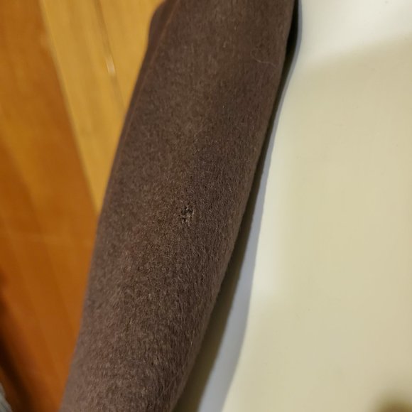 NWT Alorna Vintage Brown Wool Trench Coat Women's Size 16 - Picture 5 of 10